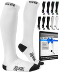 SB SOX Compression Socks for Men & Women (15-20mmHg) | Best Compression Socks for Flying, Medical, Sports, Wide Calf Fit, Pregnancy, and Daily Wear by SBSOX