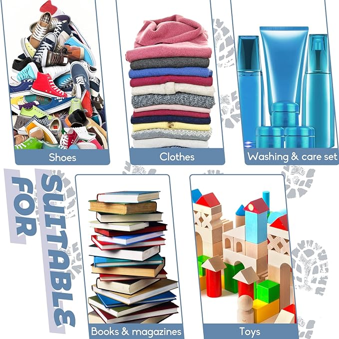 100 Pcs Shoe Bags for Travel,Large Transparent Travel Shoe Bags for Packing,Clear Plastic Drawstring Bag Shoe Dust Bags,Portable Shoes Organizers Pouch with Rope for Men and Women - Image 5