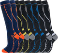 hello momoya Compression Socks for Women Men Circulation Knee High 8 Pairs for Nurses, Running, Travel, Athletic by HELLOMOMOYA