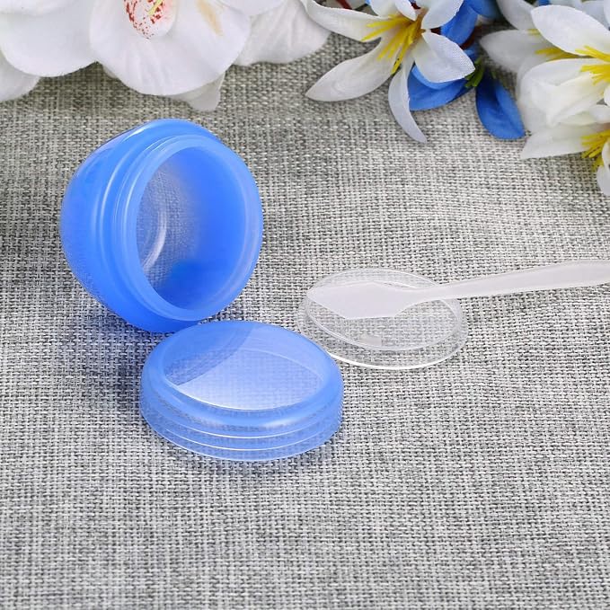 Travel Accessories Toiletry Containers 1 oz for Cream, 6 Pack | Plastic Little Jars for Creams, Compact Travel Size Containers with Leak proof Lids for Body Cream, 30g/1 oz Per Pack - Image 4