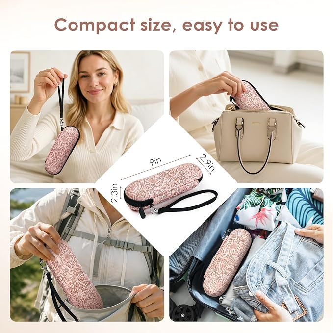 Electric Toothbrush Travel Case, compatible with Oral-B/Oral-B Pro 1000, 1500, 5000, 7000, 7500, 6000, 9600; Philips Sonicare 4100, 5100, 1100, 6100, 5300; Oral-B iO electric toothbrush - Image 3