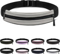 Fitgriff® Running Belt V2 for Men & Women - Slim Fanny Pack, Phone Holder for Jogging, (Fits All Cell Phones) - Money Belt, Runners Waist Pouch (Light Taupe, One Size (Waist 24.4 – 43.3 inches)) by FITGRIFF