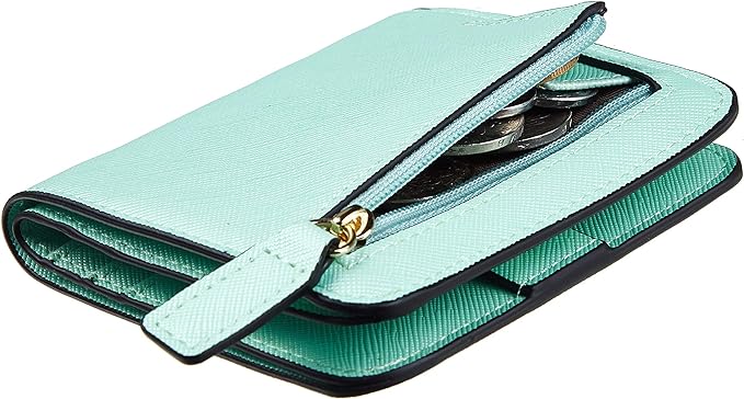 Toughergun Women’s Small Slim Leather Wallet with RFID Protection, Compact Bifold Mini Purse with Clear ID Window by Toughergun
