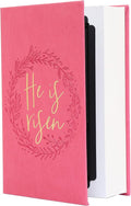He is risen Leather Cover Real Pages Book Safe with Key Lock,Large Lock box,Hidden Safes for Money Diversion safe box by Ulixu