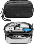tomtoc Electronic Organizer Travel Case Performance, Dual Compartment Bag | Water Resistant Cable Organization Storage for Charger, Cord, Phone, Hard Drive, Power Bank, Accessories Travel Essentials by tomtoc