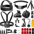 AKASO 42 in 1 Action Camera Accessories Kit for EK7000/EK7000 Pro/Brave 4/Brave 4 pro/Brave 7 LE/Brave 7/Brave 8/V50X/V50 Pro/V50 Elite/GoPro Hero 13 12 11 10 9 by AKASO