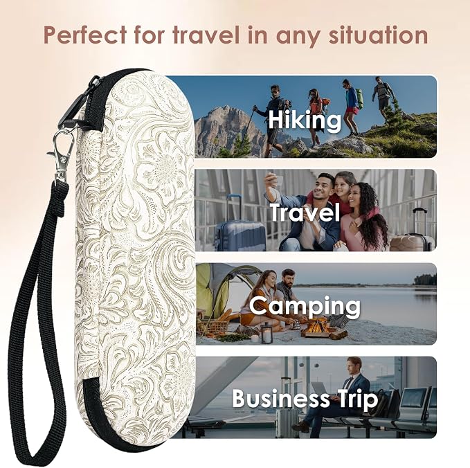 Electric Toothbrush Travel Case, compatible with Oral-B/Oral-B Pro 1000, 1500, 5000, 7000, 7500, 6000, 9600; Philips Sonicare 4100, 5100, 1100, 6100, 5300; Oral-B iO electric toothbrush - Image 7