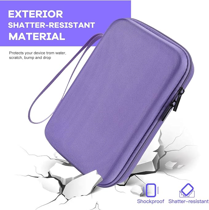 Hard Travel Electronic Organizer Case for MacBook Power Adapter Chargers Cables Power Bank Apple Magic Mouse Apple Pencil USB Flash Disk SD Card Hard Drive Waterproof Shockproof Accessories Bag Case - Image 4