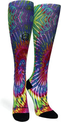 Crazy Compression Socks, Comfortable Support Socks for Recovery, Travel, Hiking, and Long-Hour Comfort w/Fun Designs by CrazyCompression