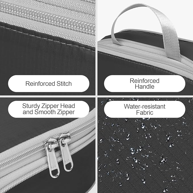 Cambond Compression Packing Cubes for Travel - Luggage Suitcase Organizer | Compression Zip Design for Space-saving, Expandable, Lightweight, Keep Clothes Sorted, Luggage Space Tidy, Carry on Pack Fast - Image 7