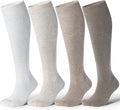 LEVSOX Cotton Compression Socks for Women Men 20-30 mmHg Knee High Cute Support Sock for Nurses Flying Pregnancy by Levsox