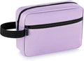 Elviros Travel Toiletry Bag for Women and Men,Lightweight Makeup Bag Hanging Dopp Kit with Shaving Compartment Cosmetic Organizer Small Tool Bag Travel Essentials,Gifts for Women(Lavender Purple) by Elviros