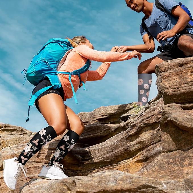 COOLOVER Copper Compression Socks for Women and Men(6 Pairs)-Best Support for Running, Athletic, Travel - Image 3