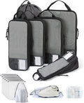 BAGSMART Compression Packing Cubes for Travel Essentials | 14 Set /6 Set /4 Set/2 Set, Lightweight, Durable by BAGSMART