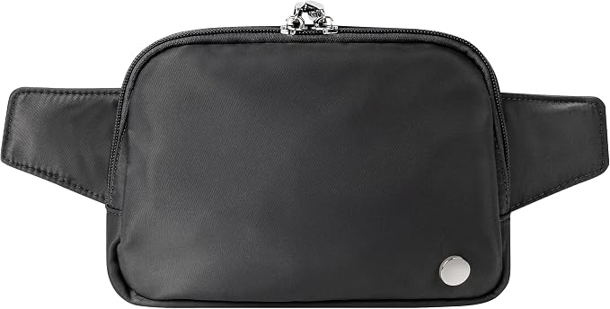 Anti Theft Fanny Pack 2L Belt Bag Crossbody Bag for Women Men Rfid Blocking Sling Waist Bags for Travel, Black by JORYIN