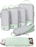 BAGSMART Compression Packing Cubes for Travel Essentials | 14 Set /6 Set /4 Set/2 Set, Lightweight, Durable by BAGSMART
