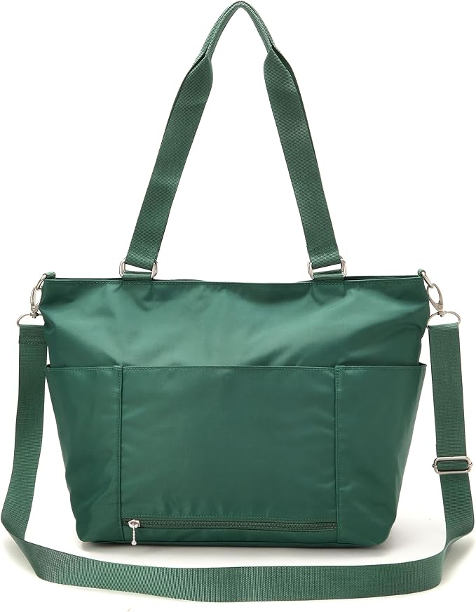 Baggallini Essential Laptop Tote - Work Tote Bag with Laptop Sleeve - Lightweight Travel Crossbody Shoulder Bag for Women - Image 10