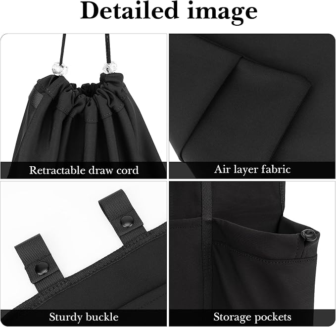 Linkidea Airplane Tray Table Cover with Under Desk Attachment Set, Travel Accessories for Seat Back Organize & Personal Item Storage, Washable Flight Accessories with Water Bottle Holder - Image 4