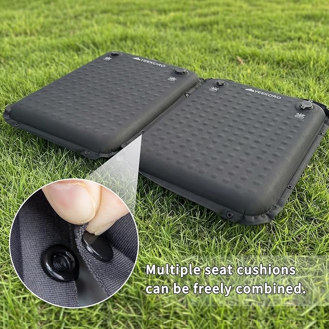 Inflatable Seat Cushion, Porous Design Sitting Pad, Air Seat Cushion, Portable Seat Cushions for Airplane Wheelchair Office Camping - Image 7