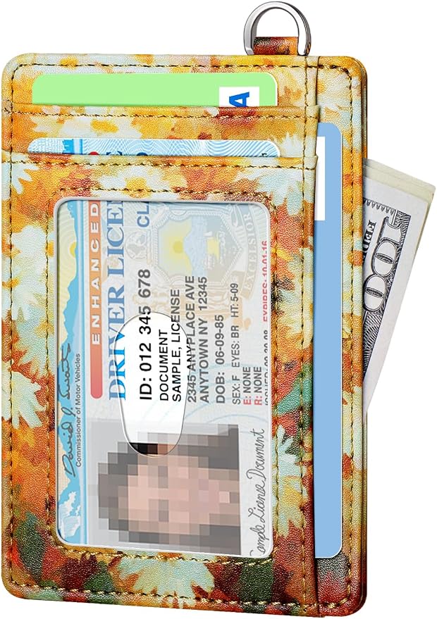FurArt Slim Minimalist Wallet RFID Credit Card Holder for Men | slim minimalist compact rfid id window thin - Image 2
