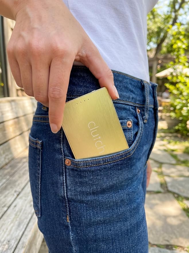 Clutch - Pro USB-C Portable Charger - Compatible with iPhone 15, 16, 17 & Android Devices - Power Bank Magnetic Battery - TSA Travel Approved - USB Rechargeable - Built-in Cable - 5000 mAh - 3.7oz - Image 5