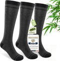 SONORAN Bamboo Viscose Compression Socks for Women & Men (3 Pairs) 15-20 mmHg Knee High Support for Nurses, Travel, Pregnant by Sonoran