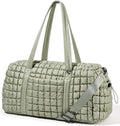 Quilted Travel Duffle Bag Puffer Weekender Bag Overnight Bag Duffel Gym Bag | Medium Soft Puffy Carry-On for Women, Large Lightweight Personal Item Travel Bag for Trips Business Sport Airplane Hospital by Unilily
