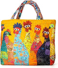 Women's Quilted Tote Bag – Lightweight Large Capacity Foldable for Travel | 20.87" L x 15.75" H by Unknown