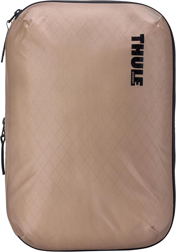 Thule Compression Packing Cube, Size Medium, Semitransparent Fabric, Easy to Pack, YKK Zippers - Image 2