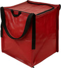DURASACK 22-Gallon Zipper Top Heavy Duty Storage Tote Bags, Single, Red | Rugged Woven Polypropylene Moving Bag, Reusable Self-Standing Design, Holds up to 500 Pounds by DURASACK