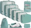 BAGAIL 6 Set/8 Set/10 Set Packing Cubes Various Sizes Packing Organizer for Travel Accessories Luggage Carry On Suitcase by BAGAIL