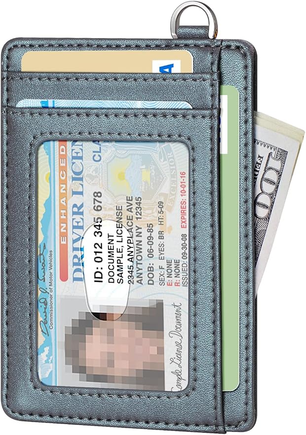 FurArt Slim Minimalist Wallet RFID Credit Card Holder for Men | slim minimalist compact rfid id window thin - Image 2