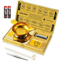GRAM PRES High Precision Milligram Scale,Digital Mini Pocket Gram Scale | 50g/0.001g Mg Scale For Weighing Powders,Jewelry, Medicine, Gem, Reloading,Gold Scale With Cal Weight, Tweezer And Tray by GRAM+PRES