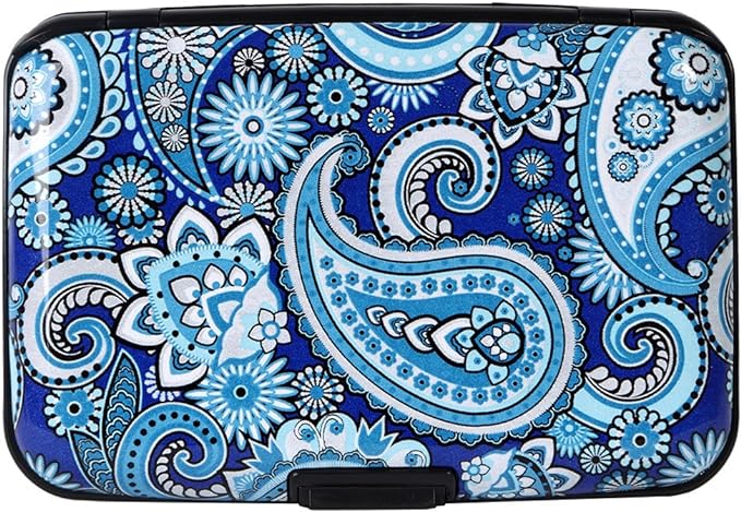 Credit Card Holder Small RFID Blocking Wallet Business Metal Slim Mini Aluminum Hard Case for Women Men by Kaabao
