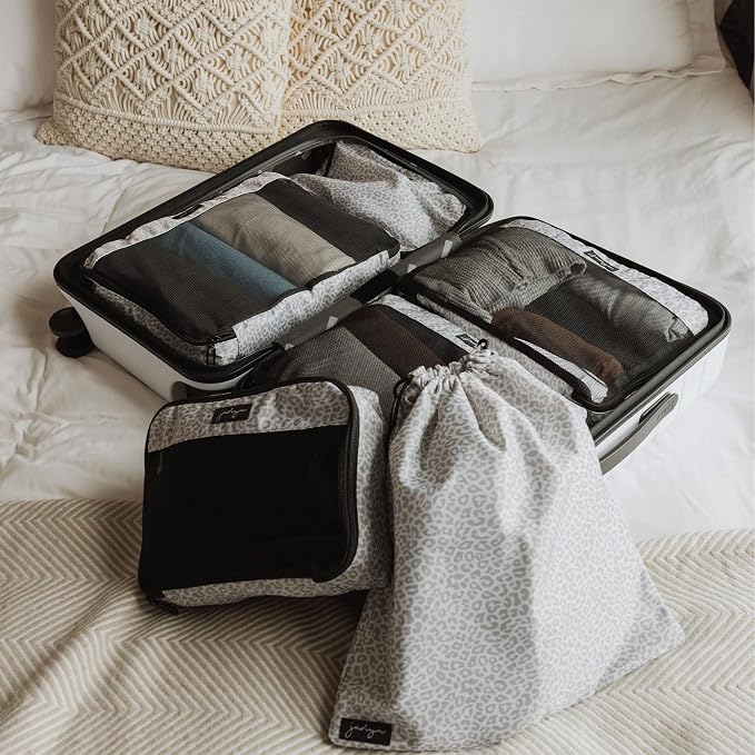 Packing Cubes for Travel, 6-Piece Large Packing Cube Organizer Set for Suitcase, Duffel Bag, Luggage, Multiple Sizes Travel Essentials (Desert Leopard) - Image 6
