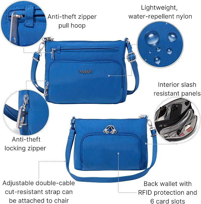 Baggallini Securtex Anti-Theft Keepsake Crossbody - Image 4