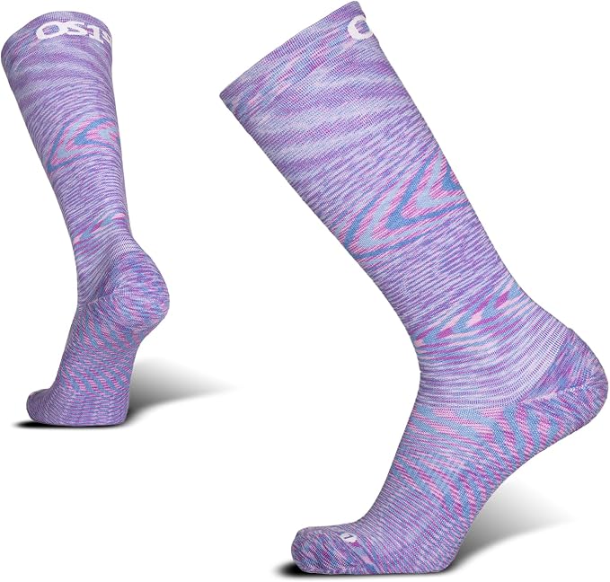 Wellness Compression Socks for circulation, swelling, deep vein thrombosis and calf cramps | 15-20mmHg by OS1st