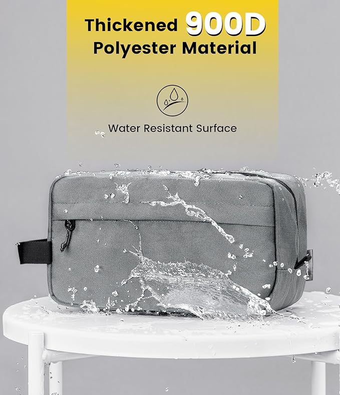 Vorspack Water Resistant Travel Toiletry Bag for Men Women | Travel Bag for Toiletries, Large Capacity, Organized Compartment, Travel Essentials, Suitable for Shaving, Makeup, Cosmetics - Image 4