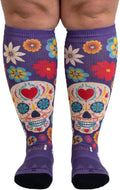 Crazy Compression Socks, Comfortable Support Socks for Recovery, Travel, Hiking, and Long-Hour Comfort w/Fun Designs by CrazyCompression