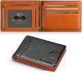 RUNBOX Wallet for Men Slim Leather Bifold RFID Blocking Minimalist Front Pocket Design with Gift Box | Minimalist Front Pocket Design, Holds 8 Cards, RFID Protection, Gifts for Men on Birthdays, Father’s Day, and Christmas by RUNBOX