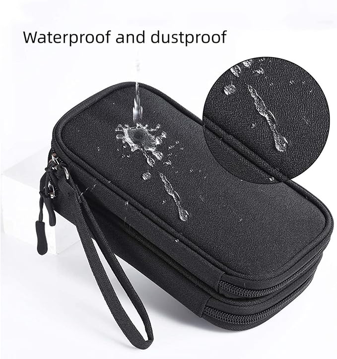 Electronic Organizer Travel Cable Accessories BagPouch Portable Waterproof Storage Bag Electronic Organizer Case for Cable, Mouse,USB Cable,Power Bank,Cord, Charger, Phone, Earphone - Image 5