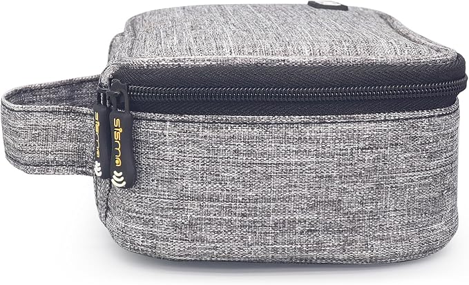 Travel Electronics Organizer Small Carrying Case for Cables Phone Chargers USB Plugs Power Cords Earbuds Adapter Tech Accessories Pouch -Grey - Image 8