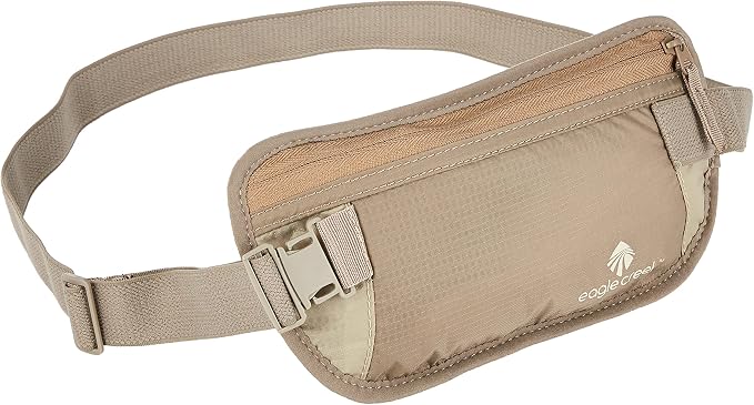 Eagle Creek Undercover Travel Money Belt - Passport Holder Accessory for Men and Women, Mocha by EagleCreek