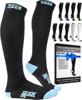 SB SOX Compression Socks for Men & Women (15-20mmHg) | Best Compression Socks for Flying, Medical, Sports, Wide Calf Fit, Pregnancy, and Daily Wear by SBSOX