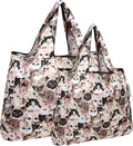 allydrew Large Foldable Tote Nylon Reusable Grocery Bags by allydrew