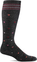 Sockwell Women's Full Heart Moderate Graduated Compression Sock Wide Calf Fit by Sockwell