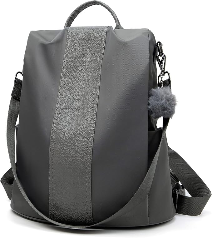 PINCNEL Women Backpack Purse Waterproof Nylon Anti-theft Rucksack Lightweight Shoulder Bag by PINCNEL