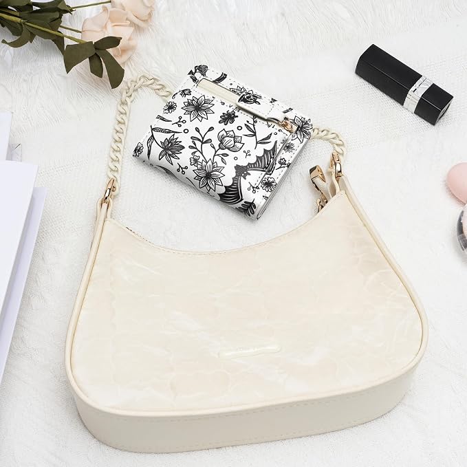 Gostwo Small Wallet for Women, Slim Bifold Credit Card Holder, Compact RFID Blocking Cash Wallet, Billfolds Thin Leather Zipper Pocket, Mini Wallet Gift for Ladies Teen Girls Travel with ID Window - Image 7