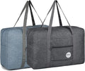 WANDF Personal Item Travel Bag, Carry On Duffle Bag Women | 18x14x8 inches, Airline Underseat Aprroved, Weekend Overnight Trips, Lightweight Packable by WANDF