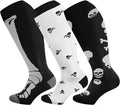 LEVSOX Wide Calf Compression Socks for Women & Men Extra Large Size Support Socks for Nurses Running Pregnant Travel, 15-20 mmHg by Levsox